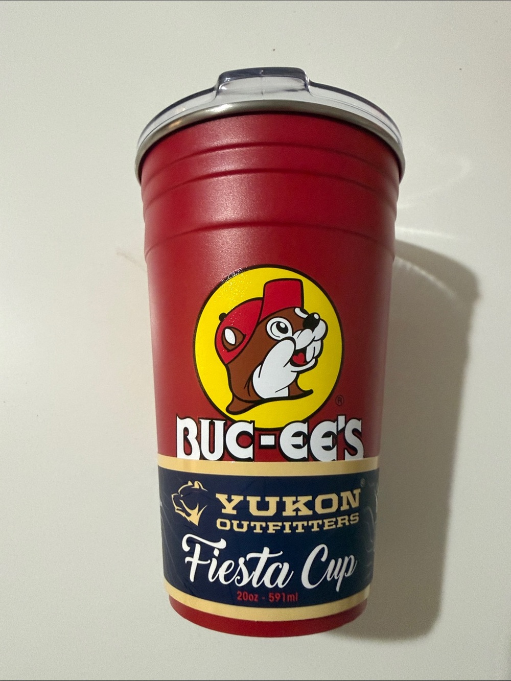 Buc-ee’s Red Yukon Outfitters Fiesta Cup - beer pong Insulated Travel Tumbler